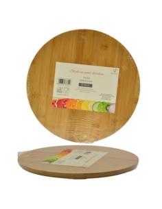Deska obrotowa drewniana 33cm okrągła