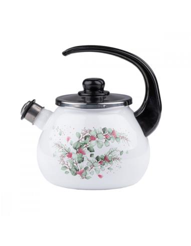 Czajnik emalia 2,5L eukaliptus