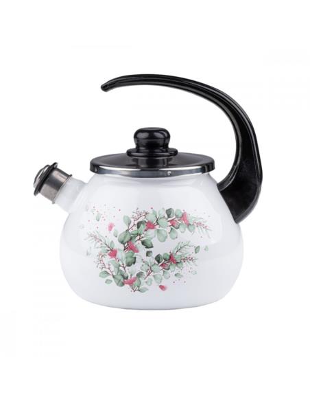 Czajnik emalia 2,5L eukaliptus