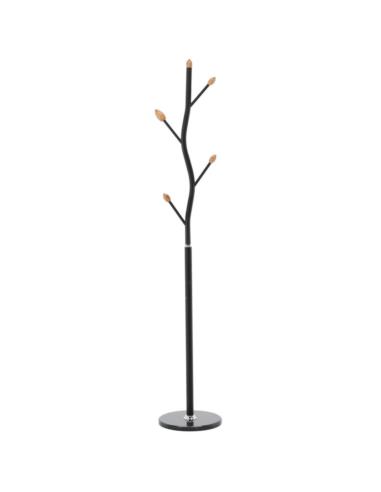 Wieszak stojący metalowy 170cm Bungund czarny 5387