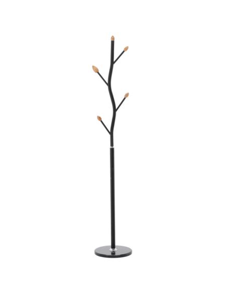 Wieszak stojący metalowy 170cm Bungund czarny 5387