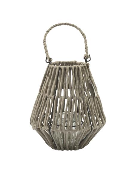 Lampion 21x23cm z uchwytem wkład szklany 6533