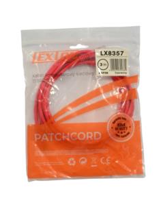 Patchcord 3m LX8357 red