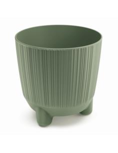 Doniczka Ryfo N 14,5cm zielony na nóżkach DRF150N