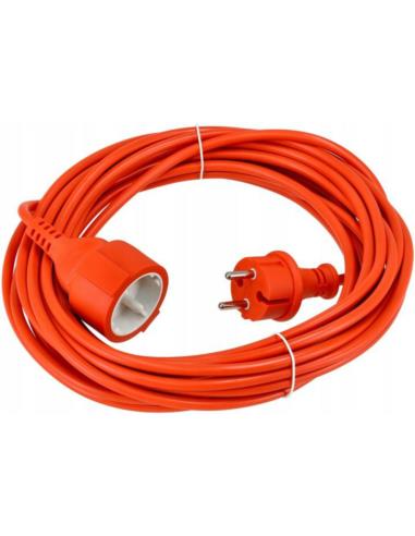 Przed. 10M 230V Pomarańczowy 2x1mm2 13A 2000W Ogrodowy