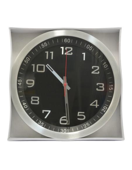 Zegar ścienny 35cm KO-9157 srebrny