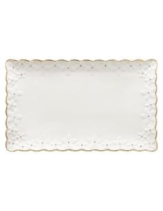 Półmisek prostokątny 16,9x30cm Fiorella GB051 Villa Italia