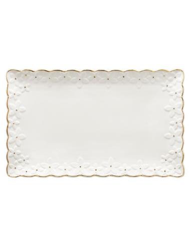 Półmisek prostokątny 16,9x30cm Fiorella GB051 Villa Italia