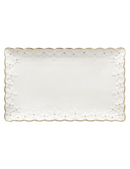 Półmisek prostokątny 16,9x30cm Fiorella GB051 Villa Italia