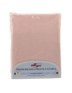 Prześcieradło Frotte 200x220cm blady róż