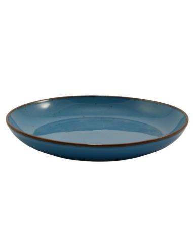 Talerz Bogucice Rustic blue deserowy 21cm
