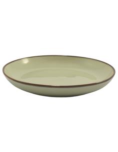 Talerz Bogucice Rustic mint deserowy 21cm