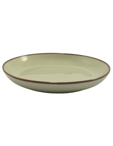 Talerz Bogucice Rustic mint deserowy 21cm
