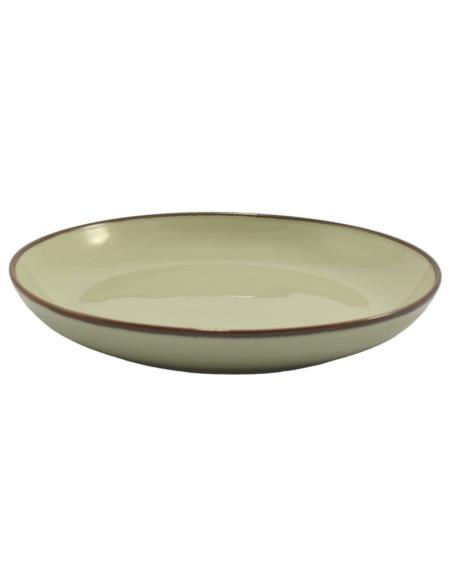 Talerz Bogucice Rustic mint deserowy 21cm