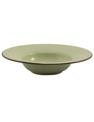 Talerz Bogucice Rustic mint Pasta głęboki 27cm