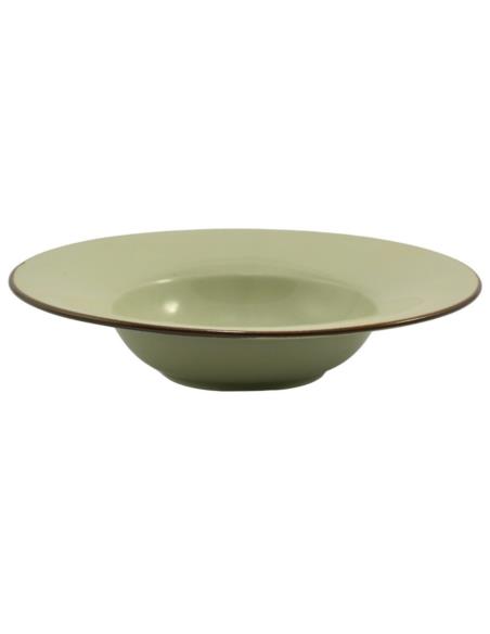Talerz Bogucice Rustic mint Pasta głęboki 27cm