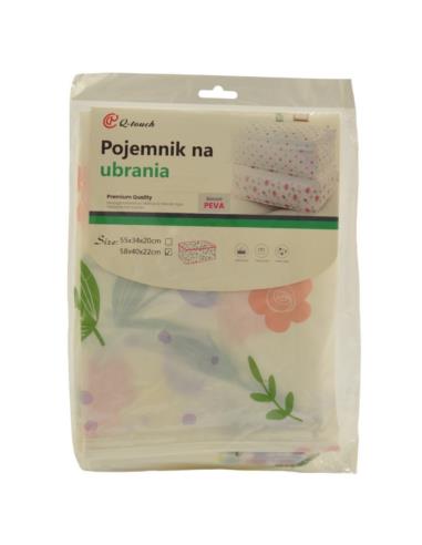 Worek pojemnik na ubrania 58x40x22cm 20898 mix