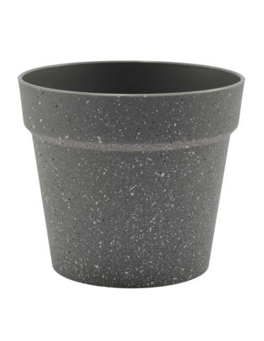 Doniczka plastikowa granitowa 18,5x21,5cm MRY5845