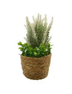 Lawenda sztuczna w donicy 26cm 09.804958