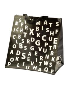 Torba na zakupy PP Alfabet 34x34x22cm