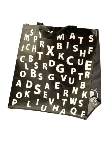Torba na zakupy PP Alfabet 34x34x22cm