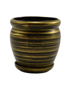 Doniczka ceramiczna z podstawką Hera 18 mix