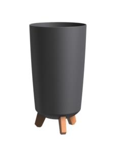 Doniczka Gracia Tubus Slim 19,5x36,5cm antracyt DGTL200