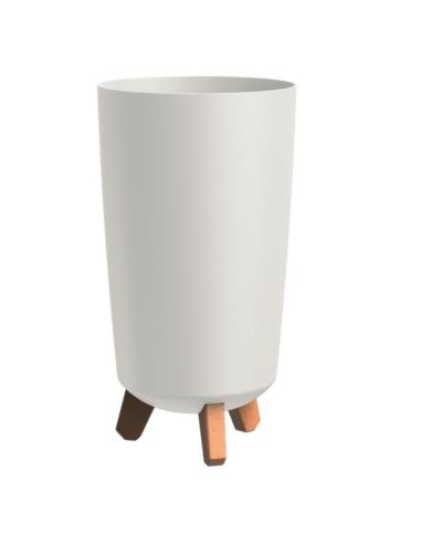 Doniczka Gracia Tubus Slim 19,5x36,5cm biały DGTL200