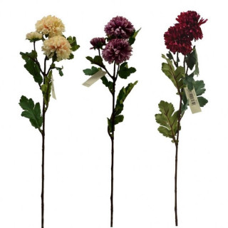Kwiat sztuczny Chryzantema 62cm mix