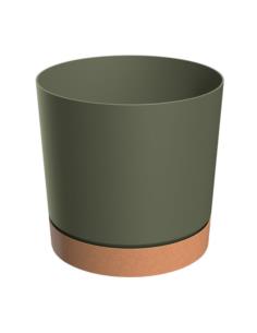 Doniczka Tubo PM 15cm zielona pinia DPOD150