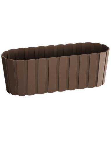 Doniczka Boardee Case 38x14cm brąz DDEC400