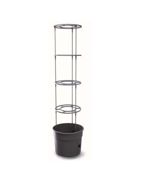 Doniczka Tomato Grover 29,5cm antracyt h:115cm IPOM300