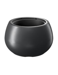 Doniczka Heos kula 37cm h:23cm z wkładem antracyt DBHEK