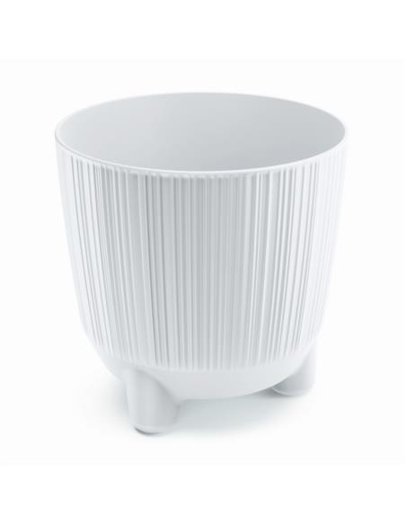 Doniczka Ryfo N 14,5cm biały na nóżkach DRF150N
