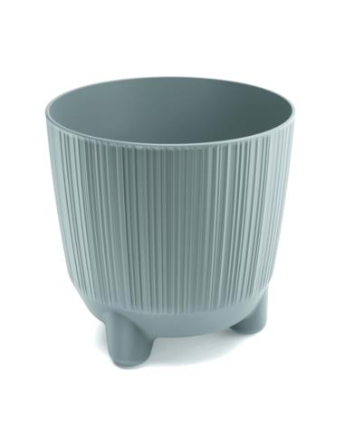 Doniczka Ryfo N 14,5cm niebieski skandynawski na nóżkach DRF150N