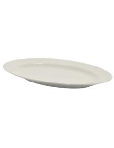 Półmisek ceramiczny biały 22cm owalny