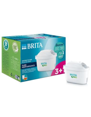 Wkłady Brita Maxtra+ pure 3+1szt miękka woda