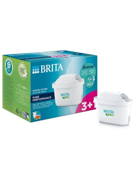 Wkłady Brita Maxtra+ pure 3+1szt miękka woda
