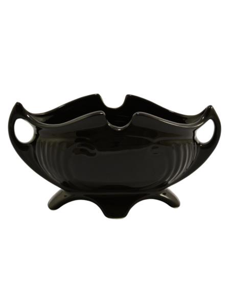 Wazon ceramiczny 26x13cm Waza czarny C-1091szk