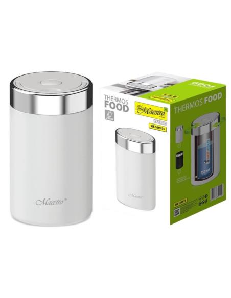 Termos 0,75L obiadowy Maestro MR-1649-075W biały