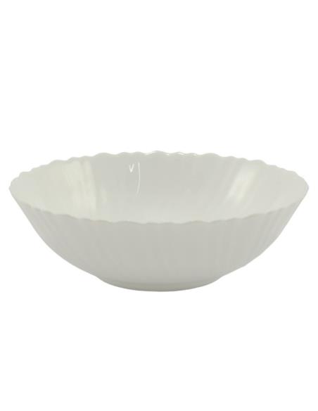 Salaterka szklana 18cm Opal Carbo biała