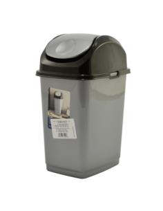 Kosz na śmieci Slim 5L uchylny srebrny