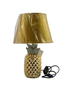 Lampa z abażurem ananas złota 41cm YD23A205012C