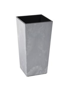 Doniczka Finezja 14cm h:26cm szary beton 531
