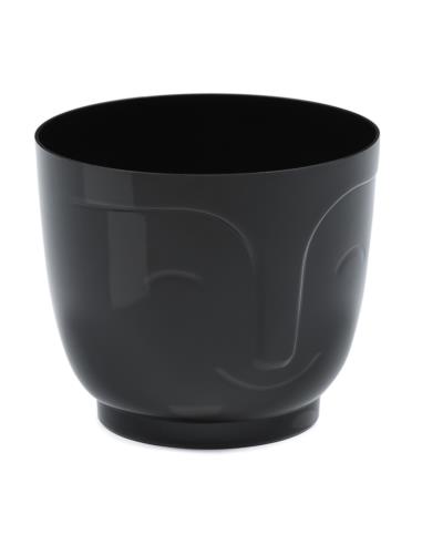Doniczka Atena 19cm h:15,9cm czarny 198-04