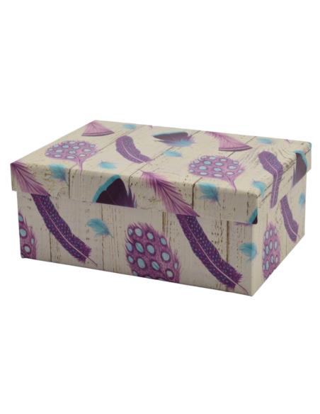 Pudełko ozdobne 20x14x9cm pióra CBP10-109