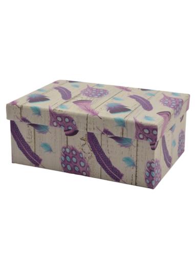 Pudełko ozdobne 23x16x9cm pióra CBP10-109