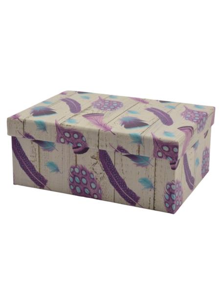 Pudełko ozdobne 23x16x9cm pióra CBP10-109