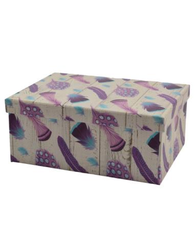 Pudełko ozdobne 27x19x11cm pióra CBP10-109