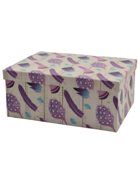 Pudełko ozdobne 31x23x13cm pióra CBP10-109